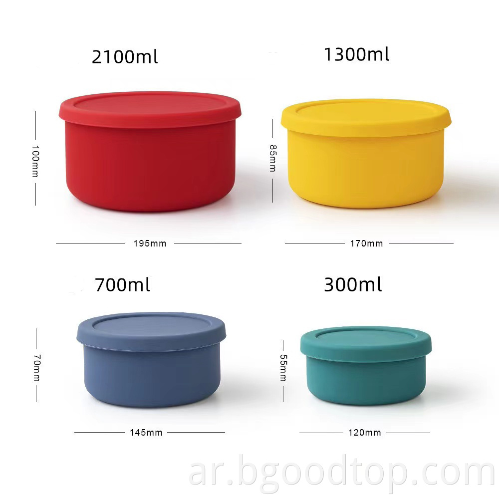 Glass Silicone Food Container